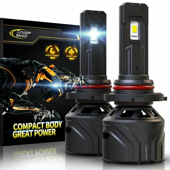 Faros antiniebla Cougar Motor 9005 HB3 6500 K, color blanco, paquete de 2