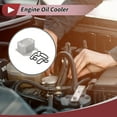 thumbnail image 2 of Enfriador de aceite de motor Unique Bargains para Ford Transit MK7 MK8 2.2 TDCi 2006-2018, enfriador de aceite de transmisión con sellos de O-ring No.2007522 de aleación de aluminio, 2 of 6