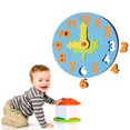 thumbnail image 2 of Lubelski Early Learning Developmental Educational Toy Foam Clock Jigsaw Kids Puzzle Gift, 2 of 8