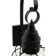 thumbnail image 4 of Norwell Lighting 1513 Classic Onion 1 Light 16" Tall Outdoor Wall Sconce - Gun Metal with, 4 of 7