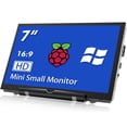thumbnail image 1 of Monitor HAMTYSAN Raspberry Pi de 7 pulgadas HDMI 800x480 LCD, 1 of 8