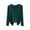 Army Green, variant on Women's Long Sleeve Crewneck Shirt Soft Modal Stretch Basic Top Solid Color Base Layer Tee, Blue