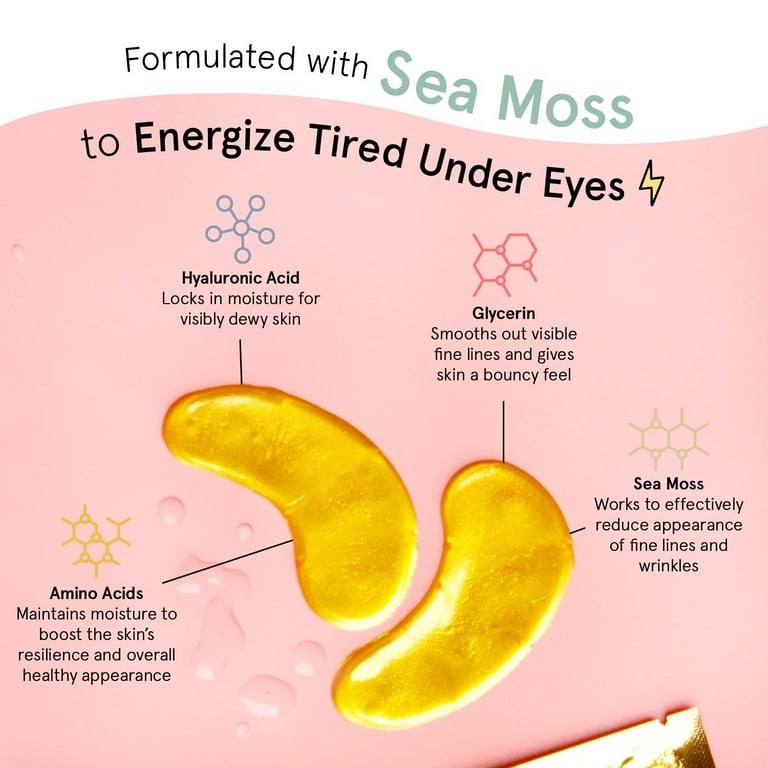 Grace & Stella Energizing Under Eye Mask, Gold, 6 Pairs photo 4