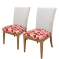 thumbnail image 2 of Daiia Cute Strawberry Stretch Individual Couch Cushion Slipcovers Reversible Cushion Protector Slipcovers Sofa Cushion Protector Covers Milk Silk-16.9in, 2 of 9