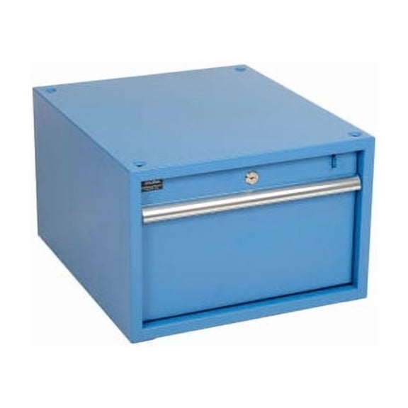 Global Industrial Stacking Steel Drawer 17-1/4""W x 20""D x 12""H Blue