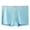 Light Blue, variant on WREESH Womens Boyshorts Underwear Seamless Panties Soft Stretch Boxers Briefs Solid Fashion Briefs Comfortable Cotton High Waist Panties Purple