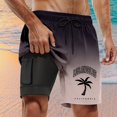 thumbnail image 2 of HUANBAI Men's Swim Trunks Dry Board Shorts, 2 of 4