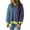 Purple, variant on GERsome Women's Oversized Striped Crewneck Sweatshirt Long Sleeve Color Block Pullover Tops Casual Loose Workout Shirt