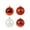 Red, variant on 4.7 Inch Large Christmas Ball Ornaments Set of 4, Plastic Hanging Decorations for Christmas Tree, Festive Party & Holiday Home Decor, Durable Shatterproof Christmas Tree Balls with Pearl Accents