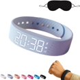 thumbnail image 1 of wonima02 Fitsleeps Alarm Clock Watch, Silent Vibration Wake Up Wristband, Snooze-Free Smart Watch,for Light Sleepers, Partners, or Shared Spaces Men and Women (Haze Blue), 1 of 1