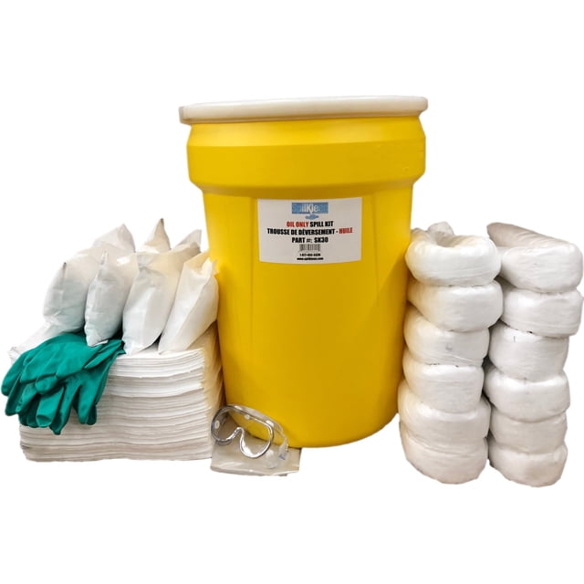SpilKleen SK30 Trousse de Déversement d'Huile Seulement 30 Gallons