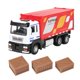 thumbnail image 1 of 1:32 Scale Semi Truck Light Music 4 Open Door Transport Semi Truck Toy for Children Kids, 1 of 4