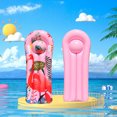 thumbnail image 2 of Oversized Pool Float Lounge Cartoon Prints Inflatable Recliner Foldable Water Hammock Kids Adults Summer Beach Water Toy, 2 of 7