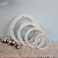 thumbnail image 4 of Corona de anillo de ratán blanco, guirnalda Artificial para decoración del hogar, boda, accesorios artesanales hechos a mano, decoraciones navideñas, 10/20/30Cm, 4 of 4