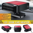 thumbnail image 5 of (Rojo) Calentador de automóvil de 12 V y 200 W - Calefacción rápida portátil - Ventilador de enfriamiento y calefacción 2 en 1 - Desempañador de parabrisas con base giratoria de 360 grados, 5 of 5