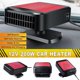 thumbnail image 5 of (Rojo) Calentador de automóvil de 12 V y 200 W - Calefacción rápida portátil - Ventilador de enfriamiento y calefacción 2 en 1 - Desempañador de parabrisas con base giratoria de 360 grados, 5 of 5