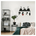 thumbnail image 4 of Llavero De Pared Llavero Negro Decoración De Pared Eo Safe Imports Negro, 4 of 4