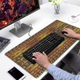 thumbnail image 2 of Long Mouse Pads for Desk,Boho Golden Ethnic Pattern Desk Mats on Top Of Desks, Desk Mouse Pad Extra Large with 3mm Non-Slip Base and Stitched Edge for Gaming,Office,Work,Home 31.5"x15.7", 2 of 6