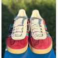 thumbnail image 4 of Ad-id-as Gazelle Indoor Sneaker Burgundy Green Sneakers IG4996, 4 of 6