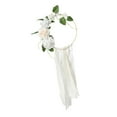 thumbnail image 1 of Guirnalda de flores artificiales de bienvenida con encaje para decoración de bodas. Blanco, 1 of 9