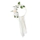 thumbnail image 1 of Guirnalda de flores artificiales de bienvenida con encaje para decoración de bodas. Blanco, 1 of 9