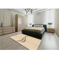 thumbnail image 5 of Ahgly Company Machine Washable Indoor Square Transitional Moccasin Beige Area Rugs, 7' Square, 5 of 7