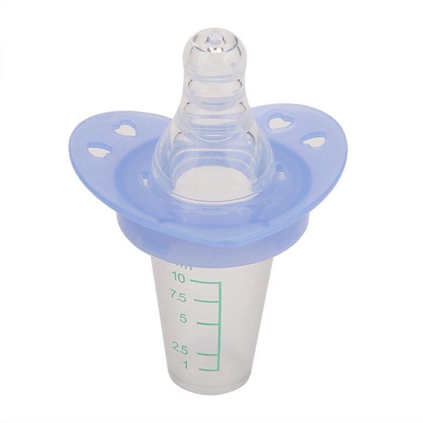 Alimentador de Medicina para Bebés de 10 ml, Diseño de Líquido de Pezón de Silicona de Grado seguro con Pantalla de Escala, Evita El Derrame, Fácil Limpieza, para ideal