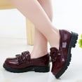 thumbnail image 3 of Girls shoes| Classic Formal Shoes for Kids with Round Toe & Decorative Knot, 3 of 11