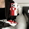 Heart White Red Combo Phone Case for iPhone 13 Pro 2021,Aesthetic