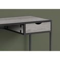 thumbnail image 4 of 42" Grey and Dark Grey Metal Computer Desk, 4 of 4