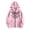 Pink, variant on FchengtaiS Men's Graphic Print Fleece Hoodie Jacket Full Zip Long Sleeve Coat Gothic Fashion Streetwear with Kangaroo Pocket