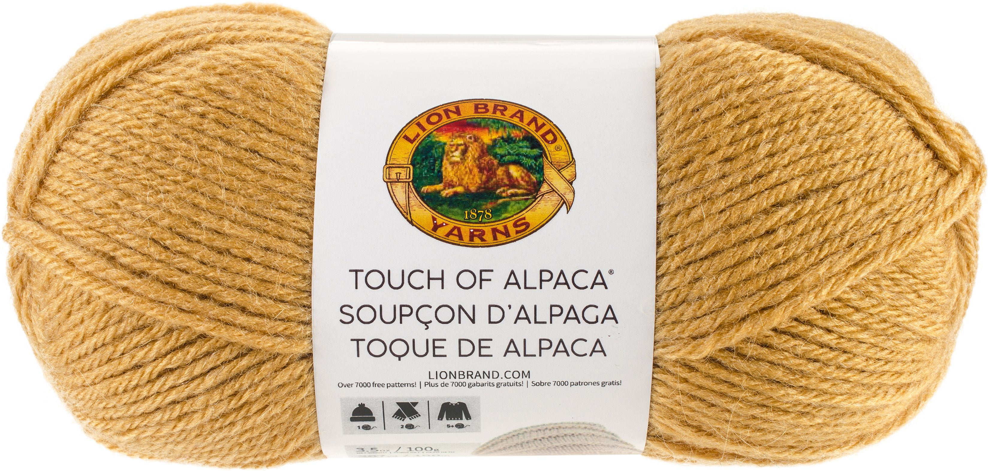 Lion Brand Touch Of Alpaca YarnGoldenrod