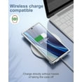 thumbnail image 6 of SURITCH for Samsung Galaxy S22 Ultra Clear Case 6.8" (Only), [Built-in Screen Protector] Full Body Protective Hard Shell+Soft TPU Phone Case for Samsung S22 Ultra -(Full Clear), 6 of 7