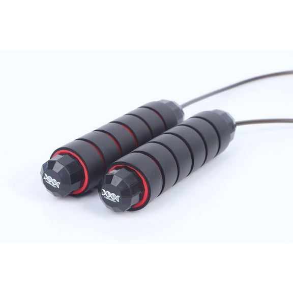 Medstation Jump Rope, Tangle-Free Rapid Speed Jumping Rope | Adjustable Steel Cable with Ball Bearings for Fitness, Cardio Workout, Men, Women & Kids | Home Gym Exercise Equipment