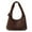 Coffee, variant on Retro Faux Suede Rivet Shoulder Bags Large Studded Purse Slouchy Shoulder Purse Fall Accessories (Coffee)