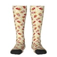 thumbnail image 2 of Lsque Cartoon Popcorn Printed Crew Socks Men's Women's LightWeight Thin Casual Calf Socks ,Knee High Socks,Cotton Socks, 2 of 9