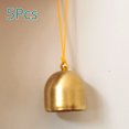 thumbnail image 3 of 5 piezas de campanas pequeñas de metal para Navidad, colgantes para árbol, decoración para fiesta de Navidad, campanillas de viento, material de bricolaje, accesorios para manualidades, adornos de cas, 3 of 5