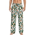 thumbnail image 2 of Picia Cactuses Mens Soft Woven Cotton Elastic Waistband Sleep Pajama Pant Lounge Sleep Pant With Pockets And Drawstring-Small, 2 of 9