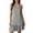 Gray, variant on Summer Dresses for Women 2026 Casual V-Neck Sleeveless Mini Dress A-Line Ruffle Beach Sundresses Navy S