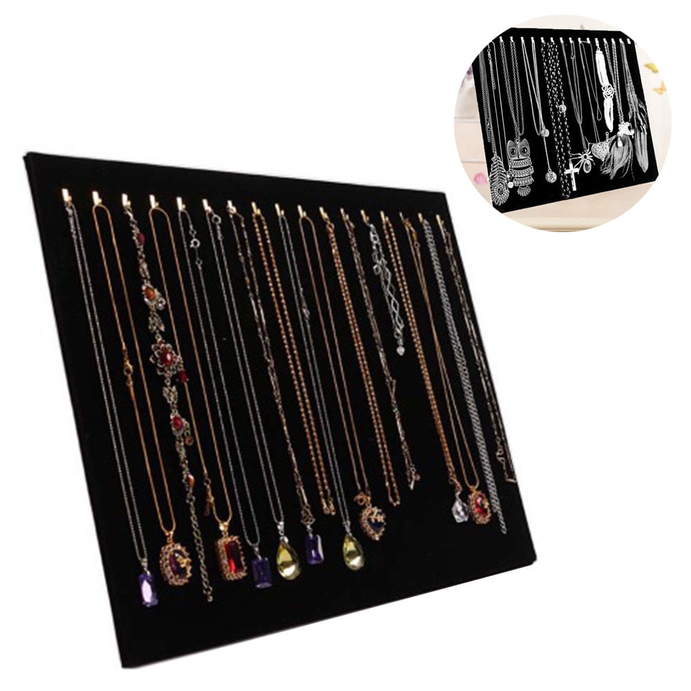 Details about   Vintage Studs Earrings Necklace Chain Jewelry Display Stand Holder Organizer 