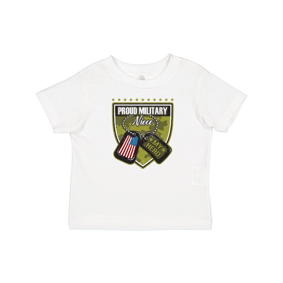 Inktastic Proud Military Niece Girls Baby T-Shirt