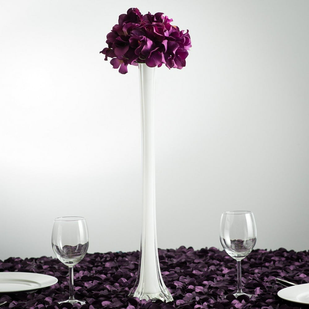 Efavormart 36" Eiffel Tower Wedding Glass Vases for Wedding Party