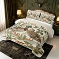 thumbnail image 3 of Manfei Wild Duck Print Quilt Full,Farmhouse Mallard Full Bedspread Sets,3-Piece,1 Coverlet and 2 Pillowcases, 3 of 7