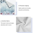 thumbnail image 4 of SKYSONIC 3 Pack Towel Christmas Pattern Cotton Bath Towel Set (1 Bath Towel, 1 Hand Towel, 1 Washcloth) for Bathroom, Super Soft and Quick Dry Towels, 4 of 7
