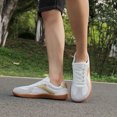 thumbnail image 6 of OnyxTrek Unisex Wide Toe Box Walking Shoes, Lightweight Breathable Mesh Sneakers | White, 4 Men, 6 of 18