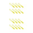 thumbnail image 1 of Sonducket Tirador de cremallera de 8 piezas, fijador de etiquetas de cuerda para ropa deportiva, bolsas de hebilla de repuesto multiusos, Amarillo 2Conjunto, 1 of 6