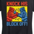 thumbnail image 3 of Rock 'Em Sock 'Em Robots - Knock His Block Off - Women's Short Sleeve Graphic T-Shirt, 3 of 5