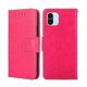 thumbnail image 1 of Funda con textura de cristal para Xiaomi Redmi A1, rosa roja, 1 of 4