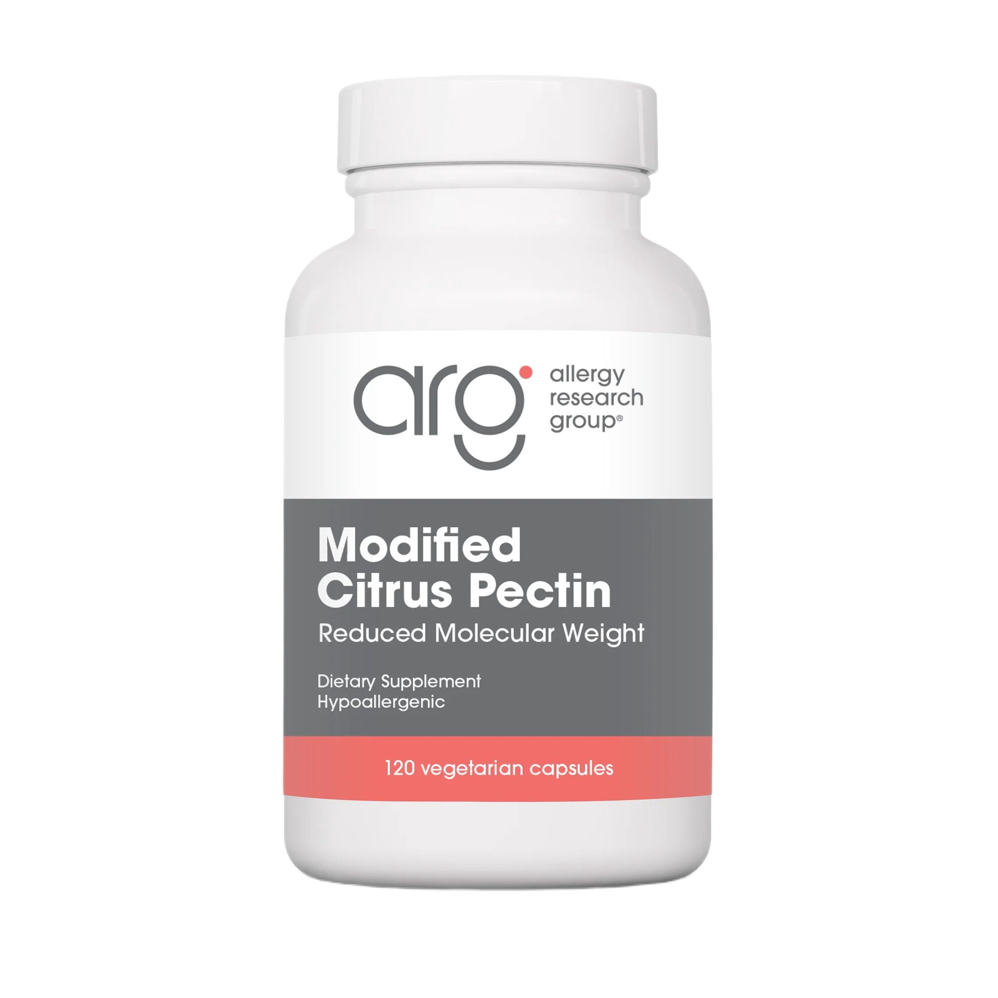 NutriCology Modified Citrus Pectin - 1.5 g Modified Citrus Pectin - Supports Gastrointestinal Cleansing - Vegetarian Capsules - Hypoallergenic Formula - 40 Servings - 120 Capsules