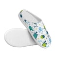 thumbnail image 3 of KLL Cartoon Sea Creatures Pattern Adult Unisex Cozy Slippers,Fuzzy Slip-on Slippers TPR Sole Slippers Comfort Plush Home Footwear for Indoor & Outdoor-39/40, 3 of 7